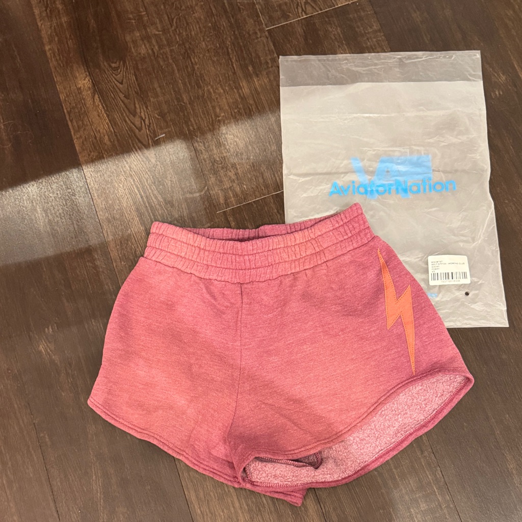Aviator Nation Berry Bolt Stitch Women’s Club Xs Nwt